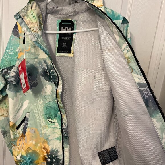 Sz M Helly Hansen Women's Hooded Rainwear - Picture 8 of 11